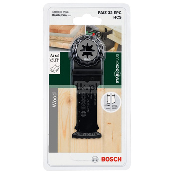 Brzeszczot HCS do cięcia wgłębnego StarlockPlus PAIZ 32 EPC, Wood 60 x 32 mm