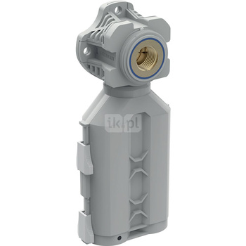 Podwójne gniazdo przyłączeniowe Geberit 90 st. do MasterFix: Materiał=Brąz (CuSn5Zn5Pb2-C), Rp=1/2 "