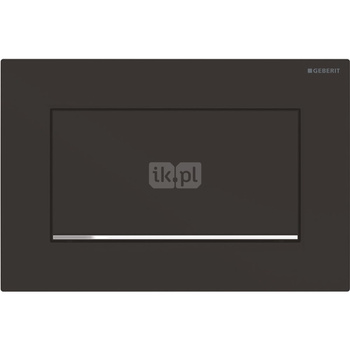 Przycisk uruchamiający Geberit Sigma30 1M, przedni, czarny mat, easy-to-clean