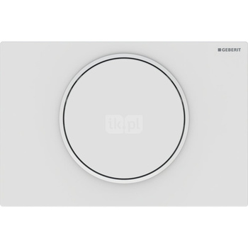 Przycisk uruchamiający Geberit Sigma10, przedni, biały mat-biały-biały mat, easy-to-clean