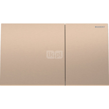 Przycisk uruchamiający Geberit Sigma70, przedni, stal nierdzewna czerwone złoto