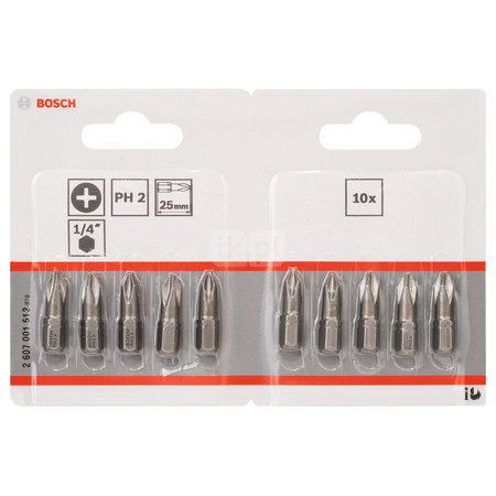 10ST PH KREUZS. BIT GR.2 XH 25MM