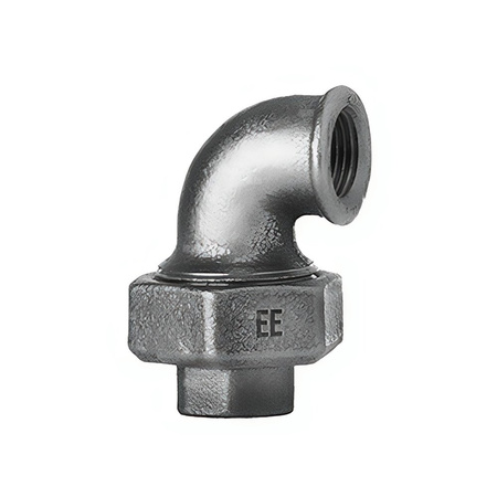 Śrubunek kątowy 90' ODLEWNIA ZAWIERCIE UA11/10/96 żeliwo (ocynk) 1/2'' (GW x GW)