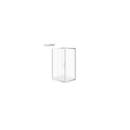 KABINA PRYSZNICOWA ARTECO PRZESUWNA 120X90X190 SZKŁO TRANSPARENTNE
