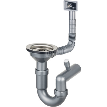 Deante Syfon do zlewozmywaków stalowych 1-komorowych