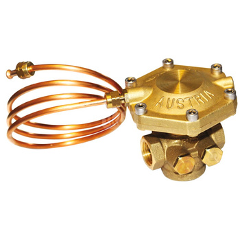 Regulator ciśnienia różnicowego HERZ 4002 FIX, mosiądz DN 32, zakres przepł. 23 kPa