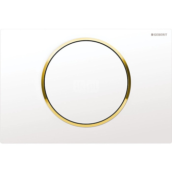 Przycisk uruchamiający Geberit Sigma10, przedni, biały-złoty-biały