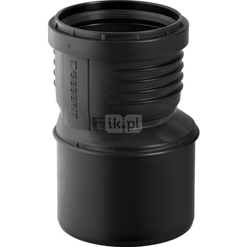 Zwężka GEBERIT Silent-PP redukcja, PP / PP, 160 mm, DN 150 x 110 mm x DN 100 (końcówka wciskowa x mufa wciskowa), (głębokość: 22.5 mm) z uszczelką