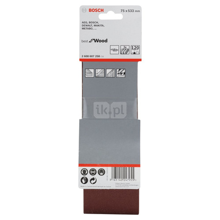 PAS BEZK. 75X533 BEST F/WOOD P120