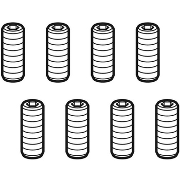 Pręty gwintowane M8x20 do wpustu liniowego (zestaw)
