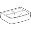 REKORD Umywalka kompaktowa 45 cm, prostokątna, z przelewem, z otworem