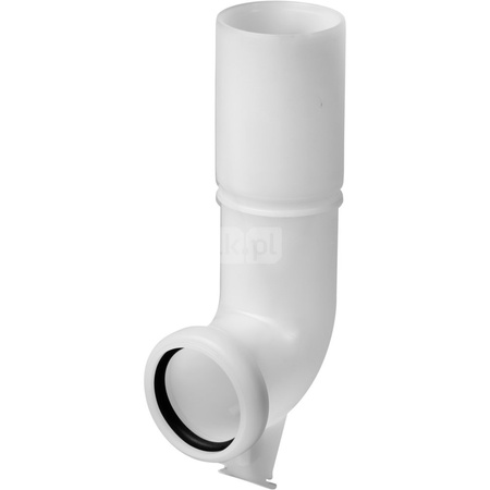 Łuk spłuczkowy model 858056, 3F, tworzywo sztuczne / biały