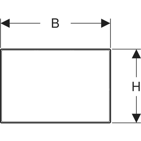 Zaślepka otworu rewizyjnego Geberit Omega, uniwersalna