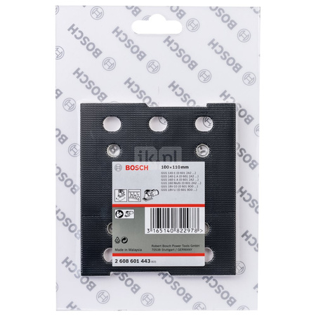 Płyta szlifierska 110 x 100 mm