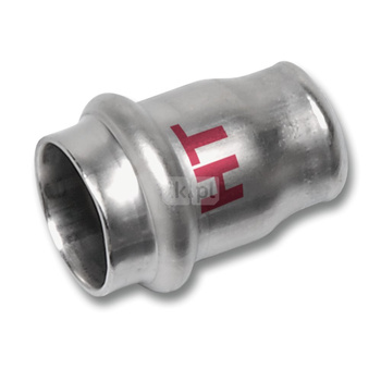 Zaślepka stal nierdzewna SANHA NiroSan Press Industry fi 18 mm