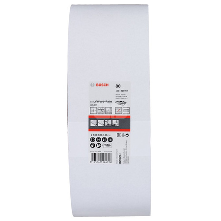 PAS BEZK. 100X610 BEST F/WOOD P80