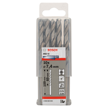 WIERTŁO STAND. HSS-G 135 '7,4/69MM