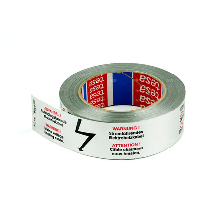 Samoprzylepna taśma aluminiowa z nadrukiem DEVI 38mmx50m Taśma Al z nadrukiem DEVI 38mmx50m