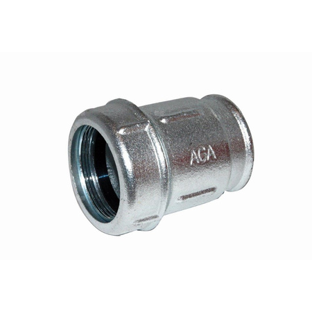 Złączka zaciskowa na bosy koniec rury stalowej oraz niebieskiej (PE) z gwintem wewnętrznym, Rozmiar: 57mm x 2" GW