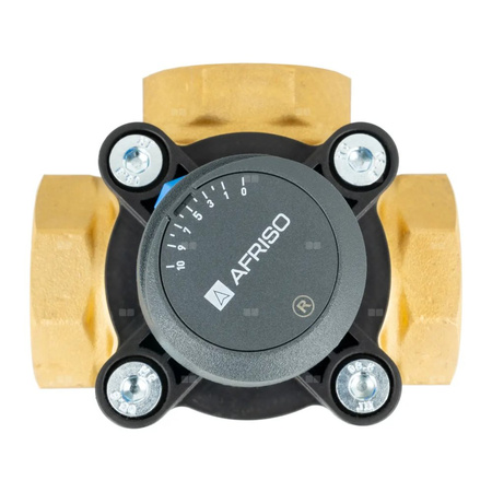 Zawór obrotowy trójdrogowy AFRISO ARV 386 Vario ProClick, mieszający, Siłownik elektryczny ARM 343, DN 40