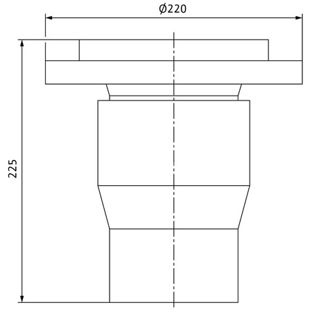Króciec kołnierzowy DN 100/PE-HD 110
