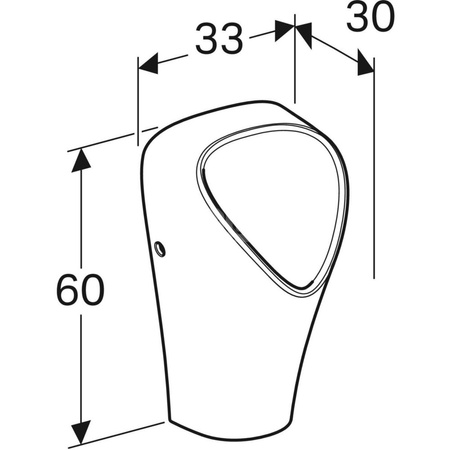 Pisuar Geberit Narva bezwodny