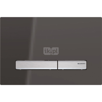 Przycisk uruchamiający Geberit Sigma50, przedni, szkło dymione
