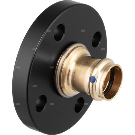 Przejście kołnierzowe VIEGA 22595LF, brąz / brąz, 54 mm x DN 50 (mz x kołnierz)