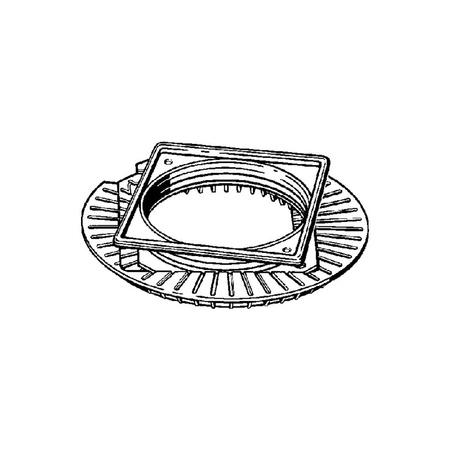 Tarcza, stal nierdzewna / błyszczący do odpływów prysznicowych VIEGA 4954.9