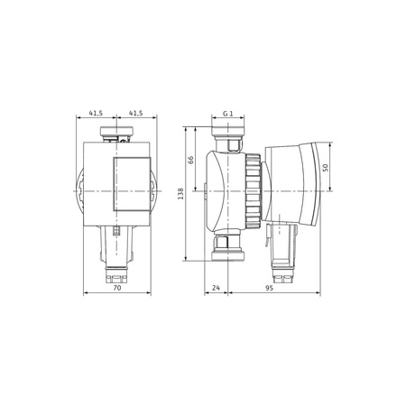 Pompa obiegowa WILO Star-Z NOVA A, 3000 obr/min 1x230 V 50 Hz, PN 10/10bar