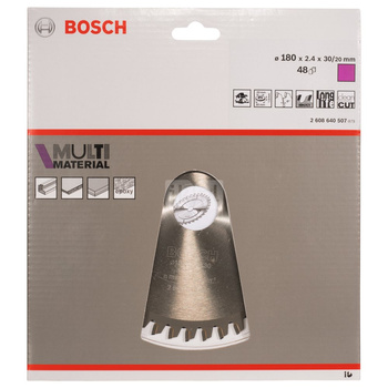 Tarcza pilarska Multi Material PIŁA TARCZ.-H MULTI 180X2.4X30/20Z48