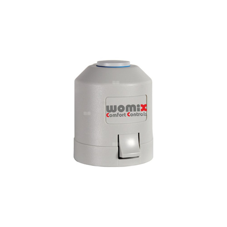 Siłownik termoelektryczny MP VM100 z adapterem do wkładek termostatycznych Womix