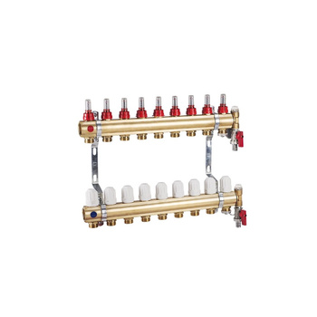 PHA-107/1 8-obwodowy PN6 Rozdzielacz CuZn