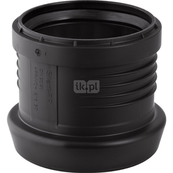 Złączka GEBERIT Silent-PP, PP / PP, 56 mm x 50 mm x DN 50 (mufa wciskowa x mufa wciskowa), (głębokość: 1.5 mm) z uszczelką