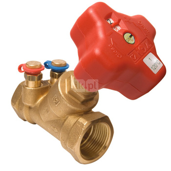 Zawór regulacyjno-pomiarowy HERZ STRÖMAX 4017 M mosiądz, DN 25 GW x GW, 7.9 Kvs