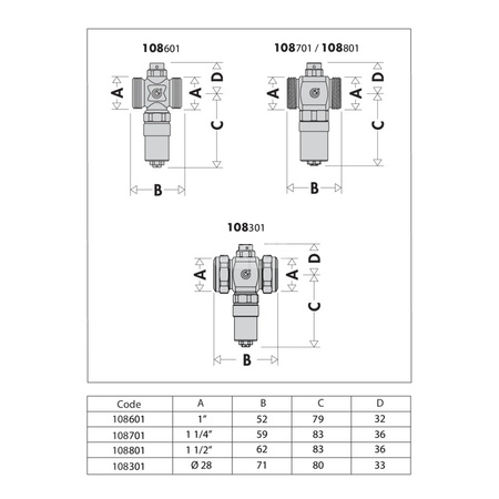 Zawór antyzamarzaniowy, z mosiądzu 1"