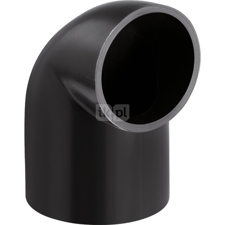 Kolano podłączeniowe 90' GEBERIT HDPE, polietylen, 63 mm, DN 60 x 50 mm x DN 50 (króciec)