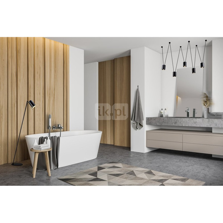 Bateria wannowa FERRO ZICCO, kolor chrom, montaż z zestawem natryskowym