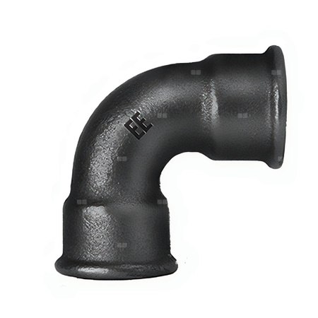 Łuk krótki 90' ODLEWNIA ZAWIERCIE D1/2a/2a żeliwo (czarne) 1 1/2'' (GW x GW)