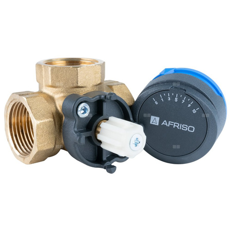 Zawór obrotowy trójdrogowy AFRISO ARV 384 ProClick, mieszający, DN 25