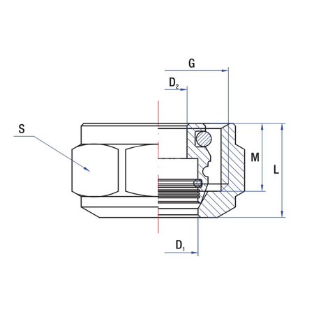 Zacisk śrubowy RUMET Mosiądz 3/4'' x 15 mm