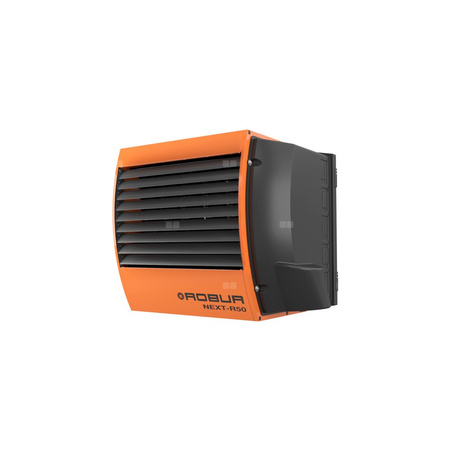 R50 nagrzewnica gazowa ścienna z wentylatorem osiowym o mocy nominalnej 49,0 kW