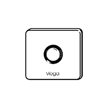 Płytka maskująca Visign for More 103 metal, szkło, nr wzoru 8355.8 płytka maskująca: szkło parsol/czarne