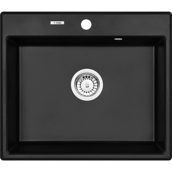 Deante Andante Zlewozmywak granitowy 1-komorowy - grafit metalik