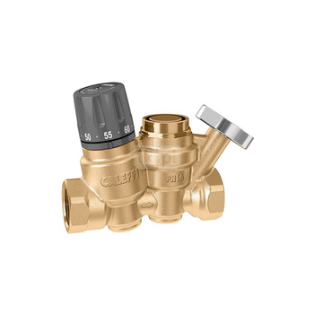 Termostatyczny zawór do cyrkulacji c.w.u.  3/4" z termometrem