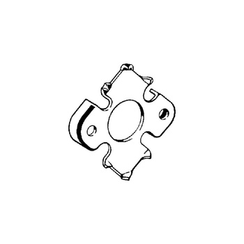 Zabezpieczenie przed przekręceniem przeznaczenie: przepust ścienny, stal ocynkowana, nr wzoru 2132