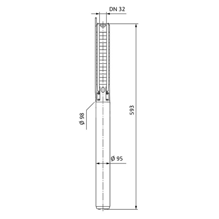 Pompa głębinowa WILO Sub TWI4.01-09-D częstotliwość 50 Hz, moc 0.37 kW 1.11 A, prędkość obrotowa 2870 obr/min, materiał wirnika: stal nierdzewna