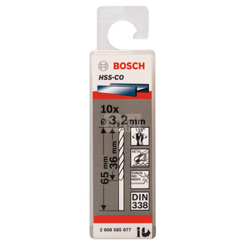 WIERTŁO STAND. HSS-CO 135'3,2/36MM