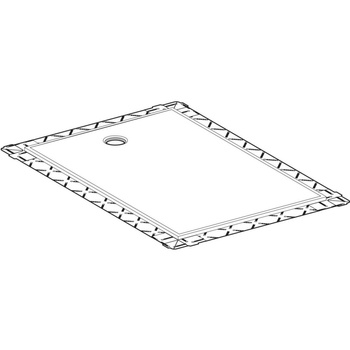 Panel do natrysków bezbrodzikowych Geberit Setaplano 100x160