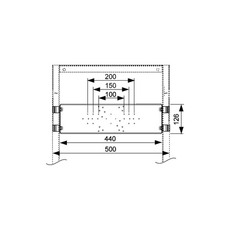 Trawers montażowy do armatury natynkowej i podtynkowej TECE profil